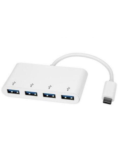 STARTECH  HUB USB 3.0 DE 4 PUERTOS USB-C MACHO - 4X USB A HEMBRA 5000 MBIT-S BLANCO