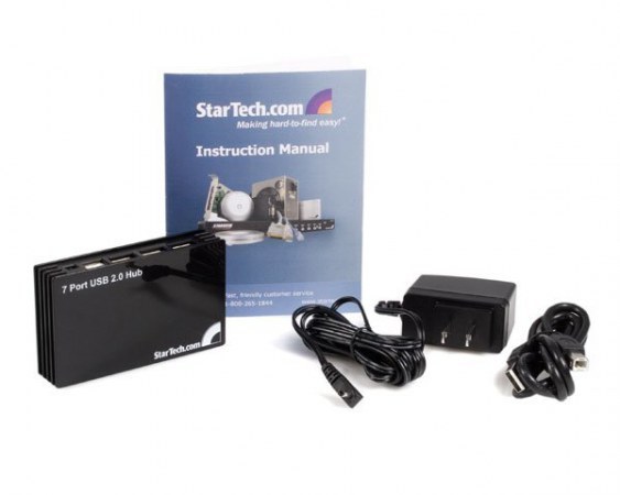 STARTECH HUB USB A 2.0 DE 7 PUERTOS 480 GBIT-S NEGRO - Imagen 2