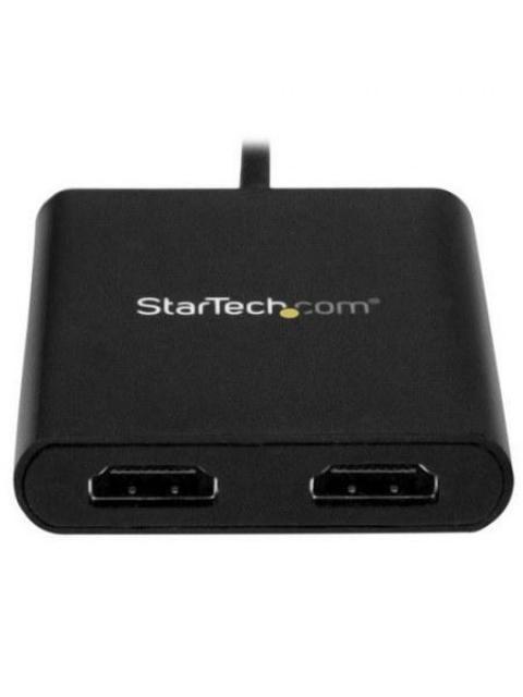 STARTECH DIVISOR SPLITTER MST USB-C MACHO - 2X HDMI HEMBRA NEGRO