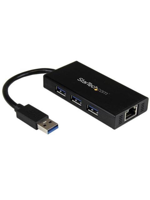HUB USB 3.0 ALUMINIO C-CABLE 3PTOS Y ADAPTADOR STARTECH ST3300GU3B - Imagen 6