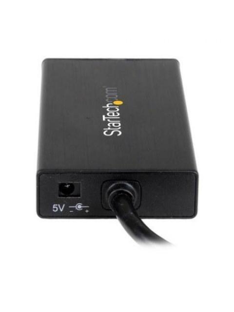 HUB USB 3.0 ALUMINIO C-CABLE 3PTOS Y ADAPTADOR STARTECH ST3300GU3B - Imagen 2