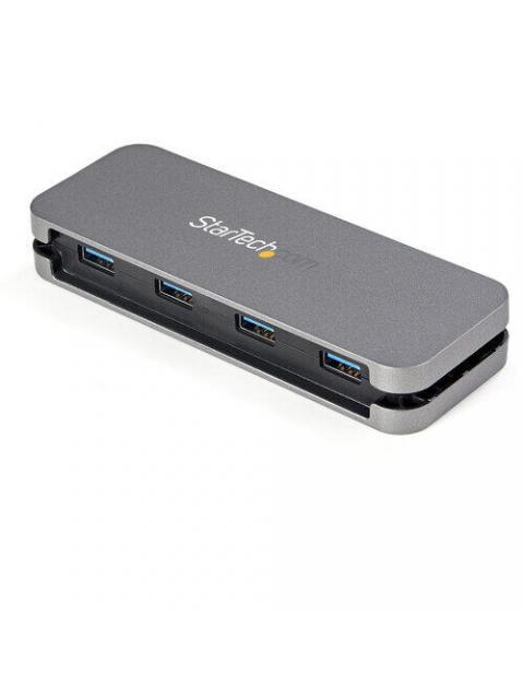 STARTECH HUB USB A MACHO - 4X PUERTOS USB A 3.0 5000 MBIT-S NEGRO-GRIS - Imagen 2