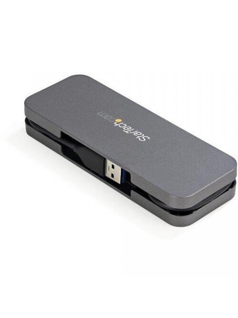 STARTECH HUB USB A MACHO - 4X PUERTOS USB A 3.0 5000 MBIT-S NEGRO-GRIS - Imagen 3