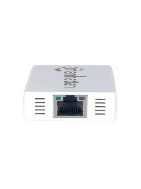 MANHATTAN HUB USB A 3.0 DE 3 PUERTOS 1X RJ-45 5000 MBIT-S BLANCO - Imagen 6