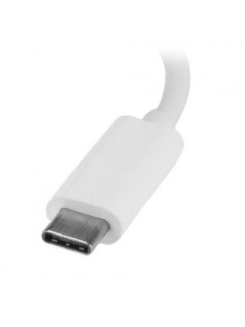 STARTECH HUB USB C 3.0 MACHO - 3X USB A 3.0 Y ETHERNET GIGABIT 1000 MBIT-S BLANCO - Imagen 3