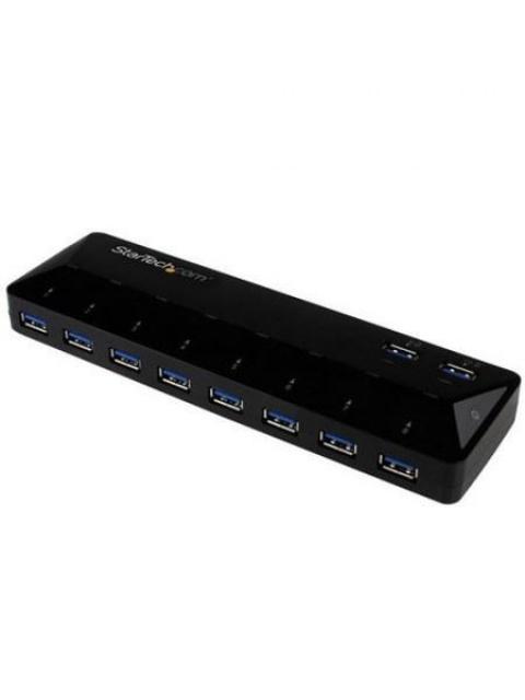 STARTECH HUB USB 3.0 DE 10 PUERTOS USB 3.0 NEGRO PARA PC ST103008U2C - Imagen 2