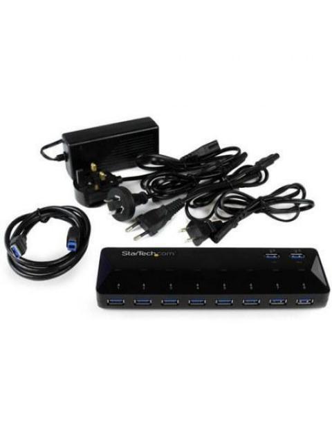 STARTECH HUB USB 3.0 DE 10 PUERTOS USB 3.0 NEGRO PARA PC ST103008U2C - Imagen 2