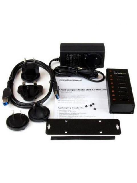 STARTECH HUB USB 3.0 DE 7 PUERTOS 5000 MBIT-S NEGRO - Imagen 2