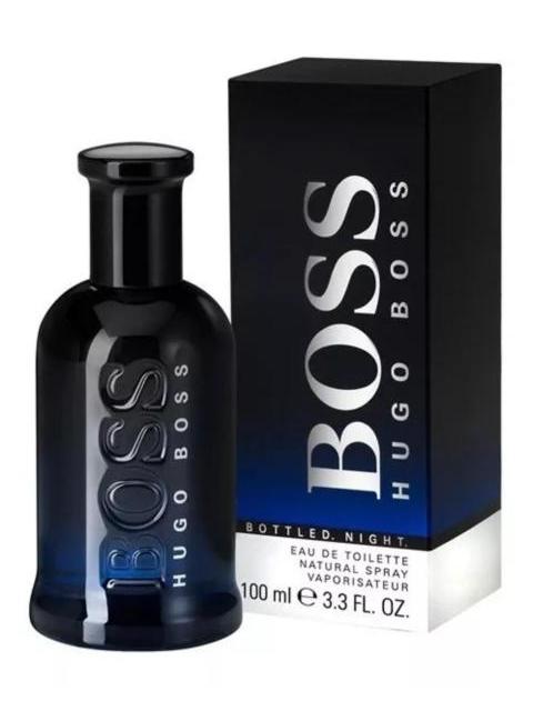 PERFUME HUGO BOSS BOTTLED NIGHT EDT 100 ML PARA HOMBRE - Imagen 6