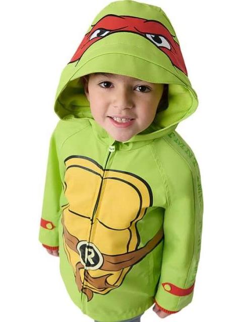 IMPERMEABLE LEONARDO DONATELLO RAPHAEL MIKE VERDE TORTUGAS NINJA - Imagen 4