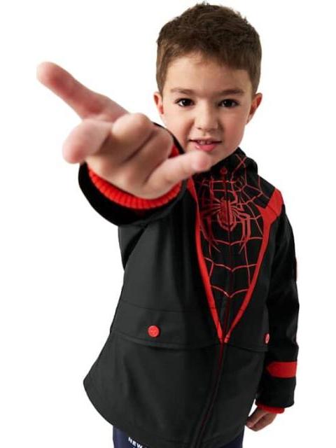 IMPERMEABLE SPIDERMAN NEGRO MARVEL - Imagen 4