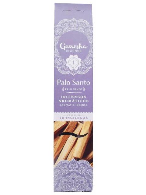 INCIENSO AROMATICO PALO SANTO 20 PZAS GANESHA