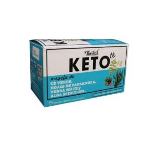 INFUSION KETO C 20 SOB. DE 2GR. MEZCLA DE TE VERDE HOJAS DE ZARZA THERBAL