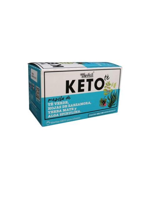 INFUSION KETO C 20 SOB. DE 2GR. MEZCLA DE TE VERDE HOJAS DE ZARZA THERBAL
