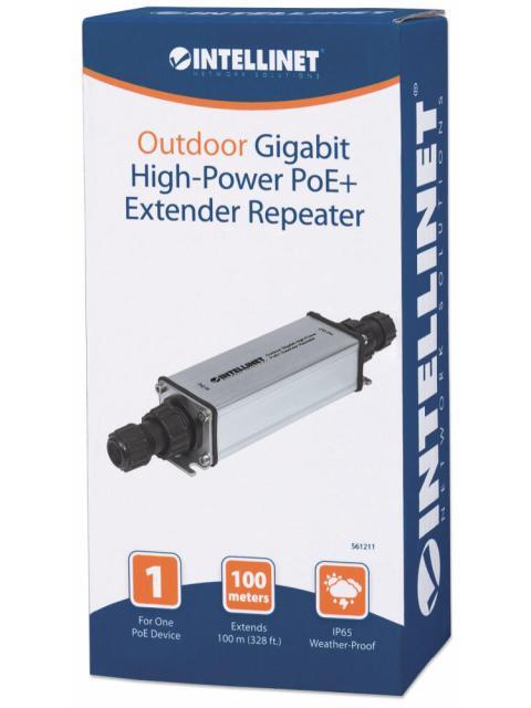 INTELLINET ADAPTADOR E INYECTOR POE 561211 10-100-1000MBIT-S 2X RJ-45 - Imagen 8