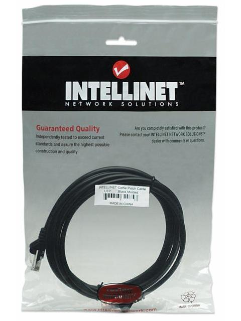 INTELLINET CABLE PATCH CAT5E UTP 100% COBRE RJ-45 MACHO - RJ-45 MACHO 4.2 METROS NEGRO - Imagen 4