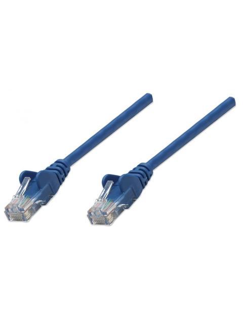 INTELLINET CABLE PATCH CAT5E UTP 100% COBRE RJ-45 MACHO - RJ-45 MACHO 7.6 METROS AZUL