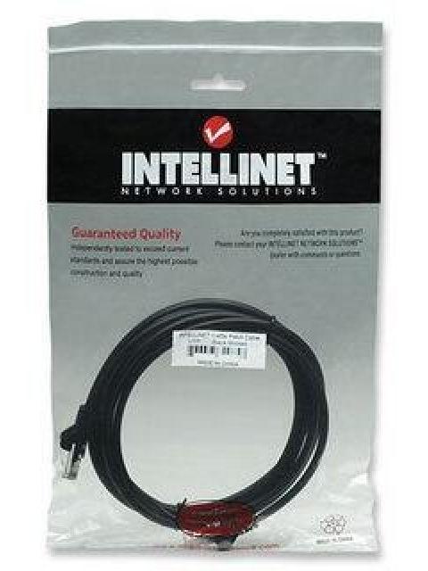 INTELLINET CABLE PATCH CAT5E UTP 100% COBRE RJ-45 MACHO - RJ-45 MACHO 7.6 METROS NEGRO - Imagen 4