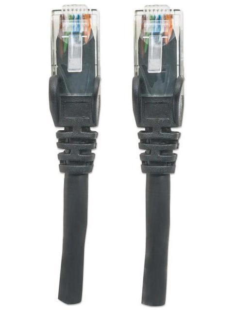INTELLINET CABLE PATCH CAT6 UTP 100% COBRE RJ-45 MACHO - RJ-45 MACHO 3 METROS NEGRO - Imagen 4