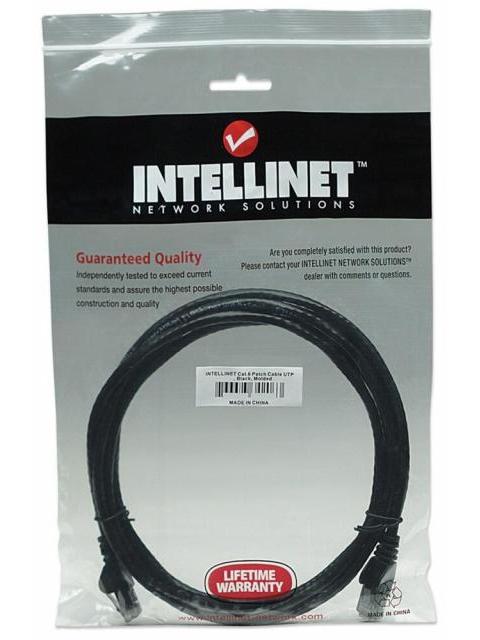 INTELLINET CABLE PATCH CAT6 UTP RJ-45 MACHO - RJ-45 MACHO 2 METROS NEGRO - Imagen 5