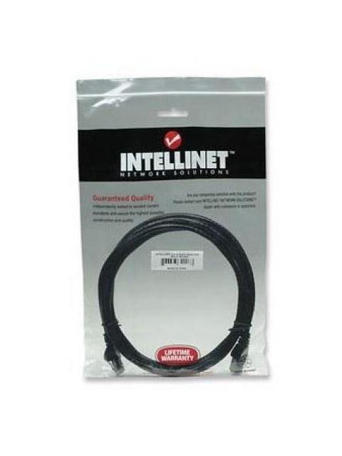 INTELLINET CABLE PATCH CAT6 UTP 100% COBRE RJ-45 MACHO - RJ-45 MACHO 3 METROS NEGRO - Imagen 3