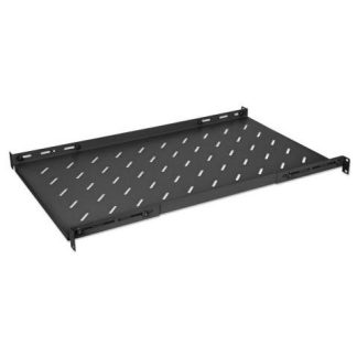 INTELLINET CHAROLA AJUSTABLE PARA RACK 19 1U 20 KG NEGRO
