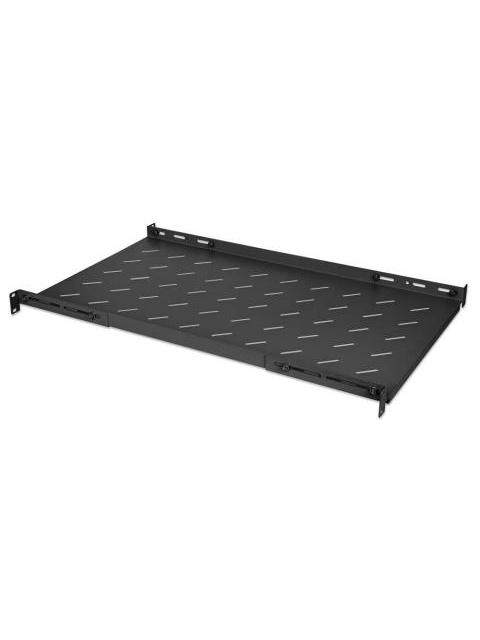 INTELLINET CHAROLA AJUSTABLE PARA RACK 19 1U 20 KG NEGRO - Imagen 2