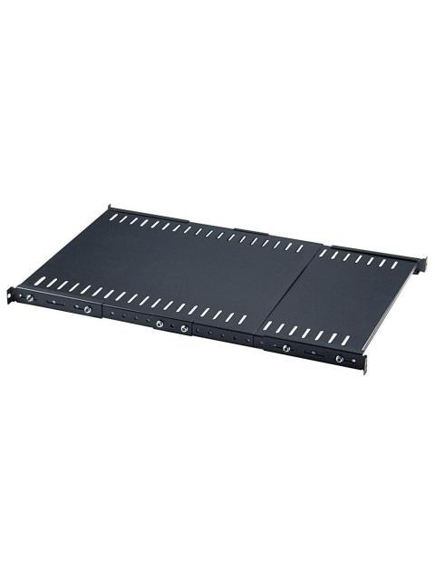 INTELLINET CHAROLA AJUSTABLE PARA RACK 19 1U HASTA 45KG NEGRO