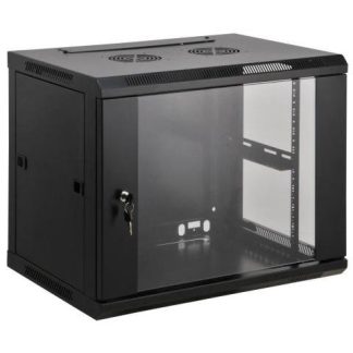 INTELLINET GABINTE PARA PARED 19 HASTA 60KG 9U NEGRO