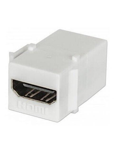 INTELLINET HDMI INLINE COUPLER TIPO KEYSTONE HDMI HEMBRA BLANCO - Imagen 5
