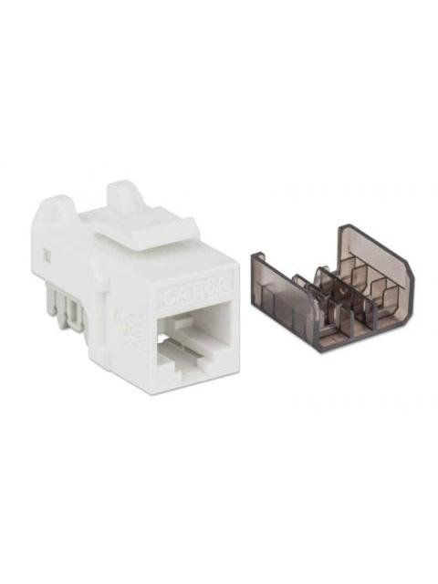 INTELLINET JACK DE RED CAT6A UTP RJ-45 BLANCO-NEGRO - Imagen 3