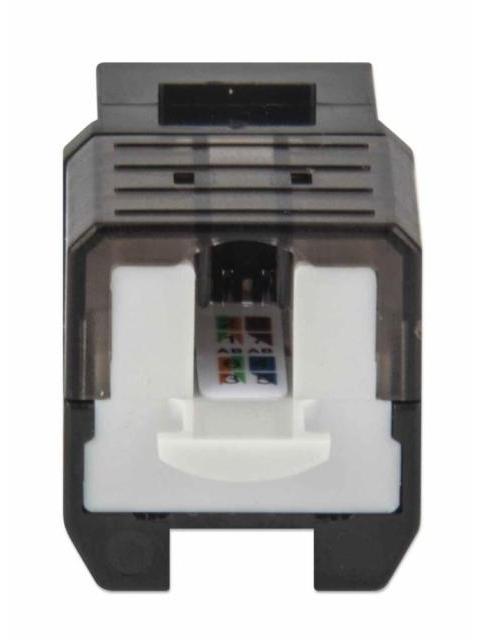 INTELLINET JACK DE RED CAT6A UTP RJ-45 NEGRO - Imagen 4