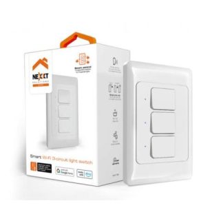 INTERRUPTOR DE 3 CIRCUITOS INTELIGENTE CON CONEXION WIFI