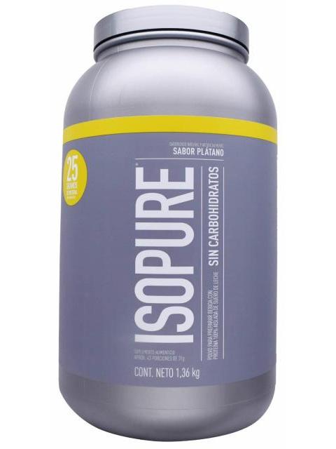 ISOPURE ZERO CARB PLATANO 1.36 KG ISOPURE