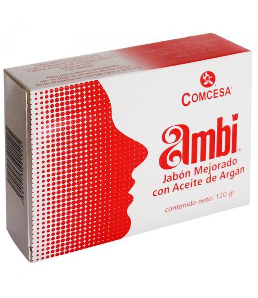 JABON AMBI 80GRS JABON MEJORADO CON ACEITE DE ARGAN Y EXTRACTO DE COMERCIALIZADORA DEL CENTRO