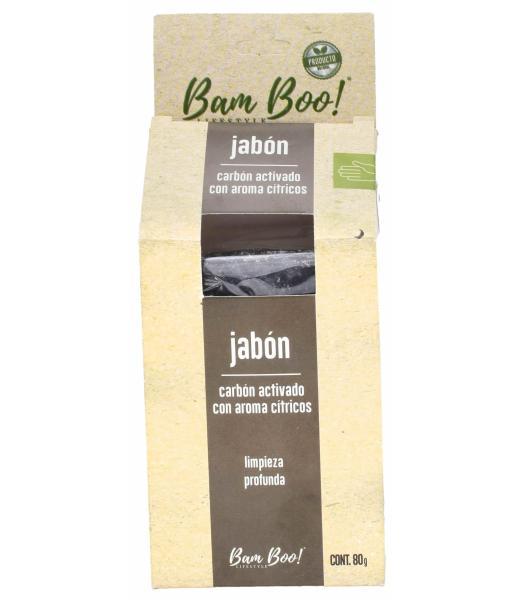 JABON CARBON CITRICOS 80 G BAM BOO LIFESTYLE