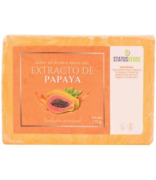 JABON DE PAPAYA 110 G STATUS VERDE