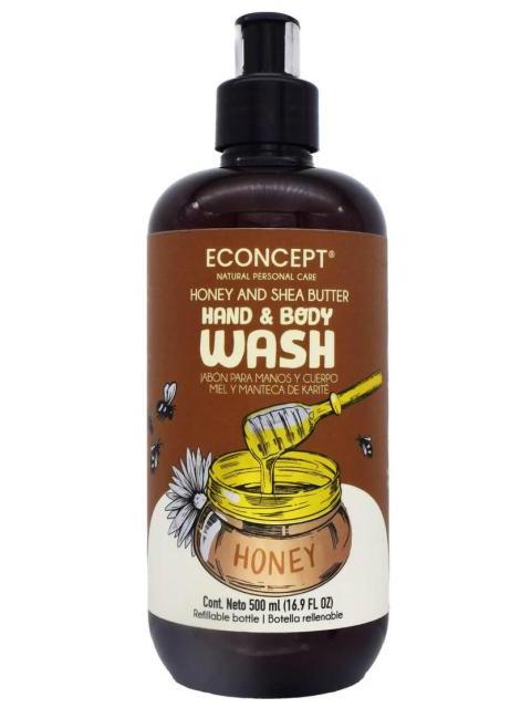 JABON PARA MANOS Y CUERPO MIEL MANTECA DE KARITE 500 ML ECONCEPT