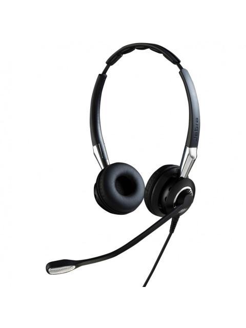 JABRA AUDIFONOS BIZ 2400 II QD DUO NC ALAMBRICO QD NEGRO-PLATA