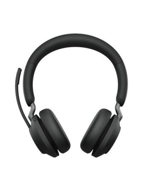 JABRA AUDIFONOS CON MICROFONO EVOLVE2 65 MS STEREO BLUETOOTH INALAMBRICO 1.2 METROS USB-C NEGRO