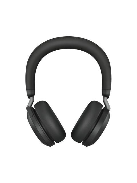 JABRA AUDIFONOS CON MICROFONO EVOLVE2 75 MS BLUETOOTH INALAMBRICO USB-C NEGRO - CON SOPORTE DE CARGA