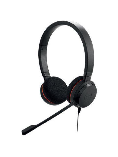 JABRA AUDIFONOS CON MICROFONO EVOLVE 20 UC STEREO ALAMBRICO USB NEGRO