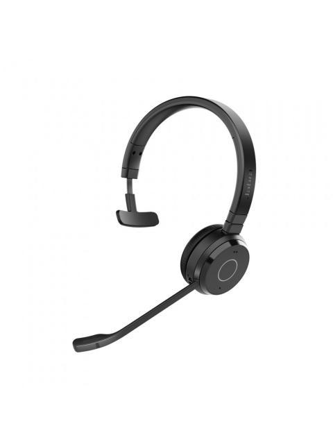JABRA AUDIFONOS CON MICROFONO EVOLVE 65 TE MS MONO BLUETOOTH ALAMBRICO-INALAMBRICO USB NEGRO