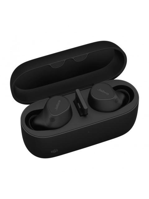 JABRA AUDIFONOS EVOLVE2 BUDS INALAMBRICO BLUETOOTH 5.2 NEGRO - INCLUYE BASE DE CARGA INALAMBRICA