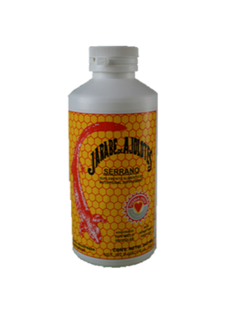 JARABE AJOLOTES SERRANO C MIEL Y PROPOLEO 240ML. PRODUCTOS SERRANO
