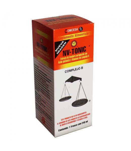 JARABE NV-TONIC 240 ML. EXTRACTO DE LEVADURA ENRIQUECIDO C ACIDO COMERCIALIZADORA DEL CENTRO