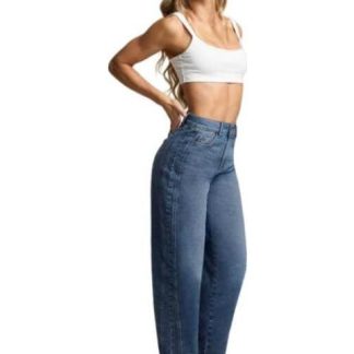 JEANS BARRIL GRIS SEVEN JEANS