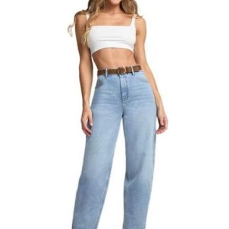 JEANS BARRIL GRIS SEVEN JEANS