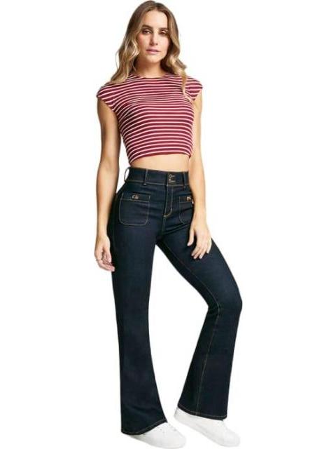 JEANS CAMPANA GRIS SEVEN JEANS