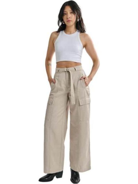 JEANS CARGO BEIGE SANTA LOLA - Imagen 2